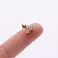 Ear Cartilage Rings & Studs Lady Flower Copper main image 5