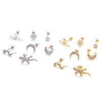 Ear Cartilage Rings & Studs Ethnic Style Animal 316 Stainless Steel  Copper main image 3