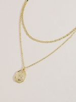 Fashion Double-layer Gold Coin Pendant Women's Necklace Wholesale main image 5