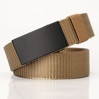 Nylon Canvas Toothless Automatic Buckle Belt Outdoor Sports Leisure Business Belt sku image 2
