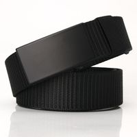 Nylon Canvas Toothless Automatic Buckle Belt Outdoor Sports Leisure Business Belt sku image 3