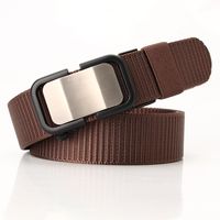 Nouvelle Ceinture En Nylon Sans Dents Automatique Ceinture Pour Hommes En Gros sku image 4