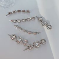 Korean Small Incense Diamond Side Clip Hairpin Full Of Diamond Alloy Clip Wholesale main image 1