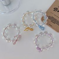 Crystal Pearl Korean Hair Rope High Elastic Rubber Band Hair Scrunchies Wholesale main image 2