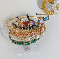 Baroque Full Diamond Rhinestone  Retro Alloy  Headband Wholesale main image 4