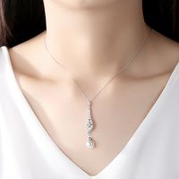 Fashion  Sweet Pearl Pendant Women's Necklace Wholesale main image 3