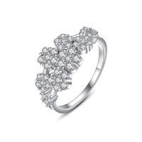 Korean Fashion Simple Flower Diamond   Index Finger Ring Wholesale main image 1