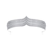 Flache Krone Mode Hochzeit Braut Hochzeit Stirnband Großhandel main image 2