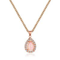 New Creative  Drop Pendant  Crystal Sweet Opal Necklace  Wholesale sku image 1