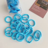 Korean Color Gradient Hair Ring Box Towel Ring Seamless High Elastic Hair Rope Set  Wholesale sku image 3