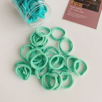 Korean Simple Gradient Boxed Plush Towel Circle Box Of Seamless Hair Ring Set   Wholesale sku image 4