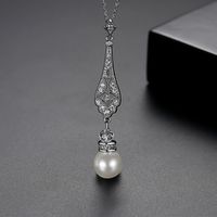 Fashion  Sweet Pearl Pendant Women's Necklace Wholesale sku image 2