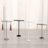 Wrought Iron Earring Display Stand Jewelry Stand Three-piece Set Wholesale sku image 17