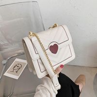 Neue Trendige Mode One Shoulder Chain Bag Textur All-match Messenger Small Square Bag main image 6