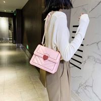 Neue Trendige Mode One Shoulder Chain Bag Textur All-match Messenger Small Square Bag main image 4