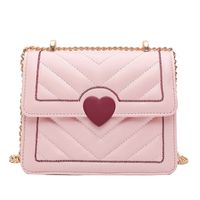 Neue Trendige Mode One Shoulder Chain Bag Textur All-match Messenger Small Square Bag main image 3