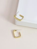 Mode Neue Geometrische Einfache Metall Heiß Verkaufte Legierung Ohrringe main image 3
