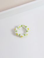 New  Rice Bead Braided Alloy Ring Hot Sale main image 5