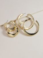 New Fashion Metal C-shaped Simple Alloy Earrings For Women main image 6