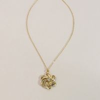 Fashion Hot-selling Metal Flower Simple Pendant Necklace main image 1