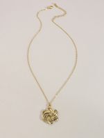 Fashion Hot-selling Metal Flower Simple Pendant Necklace main image 3