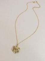 Fashion Hot-selling Metal Flower Simple Pendant Necklace main image 4