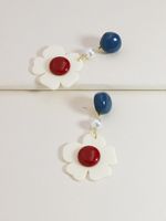 New Acrylic Flower Earrings Hot-selling main image 5