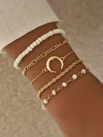 Fashion Street Style Big-name Moon Bracelet Five-piece Set Female Set main image 3