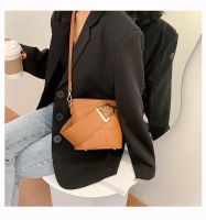 New Trendy Fashion Stone Crossbody Bag Wild  Single Shoulder Bucket Bag sku image 5
