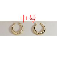 Fashion Hot-saling Metal Simple And Versatile Classic Earrings sku image 1
