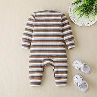 Korean New Baby Fashion One-piece Striped Outing Casual Romper Hot Sale main image 3