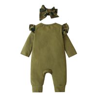 New  Fashion Infant Camouflage One-piece Baby Outing One-piece Clothes Hot-selling main image 6