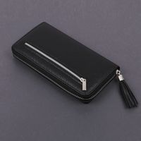 Korean Long Zipper Multi-card Position Large Capacity Clutch Bag Men's New Mobile Phone Wallet Wholesale sku image 1