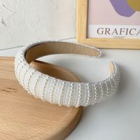 Fashion Pearl Hairband  Ladies Retro   Headband Wholesale main image 5