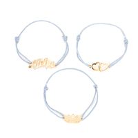 Fashion Three-piece Letter Boho Style Alloy Bracelet  Wholesale main image 3