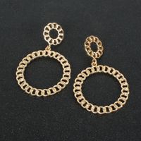 Bohemian Retro Alloy Plating Geometric Chain Round Earrings Wholesale main image 3