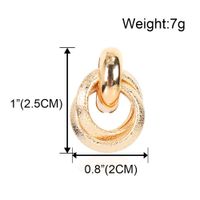 Legierung Geometrische Hohle Mode All-match-ohrringe Großhandel main image 6