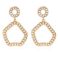 Alloy Geometric Minimalist Gold Earrings Wholesale Nihaojewelry main image 1