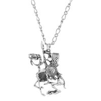 Retro Coole Geometrische Halskette Schädel Krieger Kamel Halskette main image 6