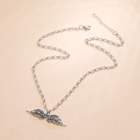 Fashion  Angel Devil Wings Exaggerated Retro Necklace main image 3