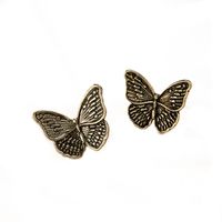 Mode Retro Schmetterling Charme Metalllegierung Ohrringe Für Frauen Großhandel main image 6
