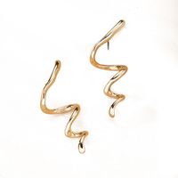 Simple Snake-shaped Popular Metal Earrings Korean Fashion Jewelry Wholesale main image 6