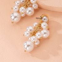 Korean Fashion Pearl Simple Alloy Earrings For Women Wholesale main image 5