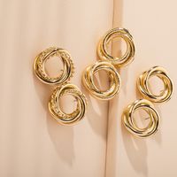New Fashion Exaggerated Geometric Simple Retro Fashion Earrings For Women main image 4