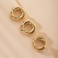 New Fashion Exaggerated Geometric Simple Retro Fashion Earrings For Women main image 5