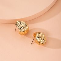 Mode Einfache Shell Retro-legierung Ohrringe Für Frauen Hot-saling Großhandel main image 2