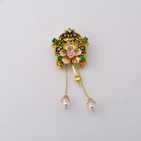 Fashion Personality Tassel Flower Palace  Vintage Brooch Wholesale main image 2