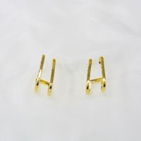 New Metal One-piece Hook Earring Style Simple Nail Earrings Wholesale sku image 1