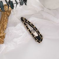 Metal Chain Simple Bb Clip Hair Clip Broken Hair Word Clip Side Clip Wholesale sku image 3