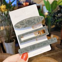 Korean Acrylic Hairpin 3 Piece Set Side Clip Bangs Clip Girl Clip  Wholesale sku image 5